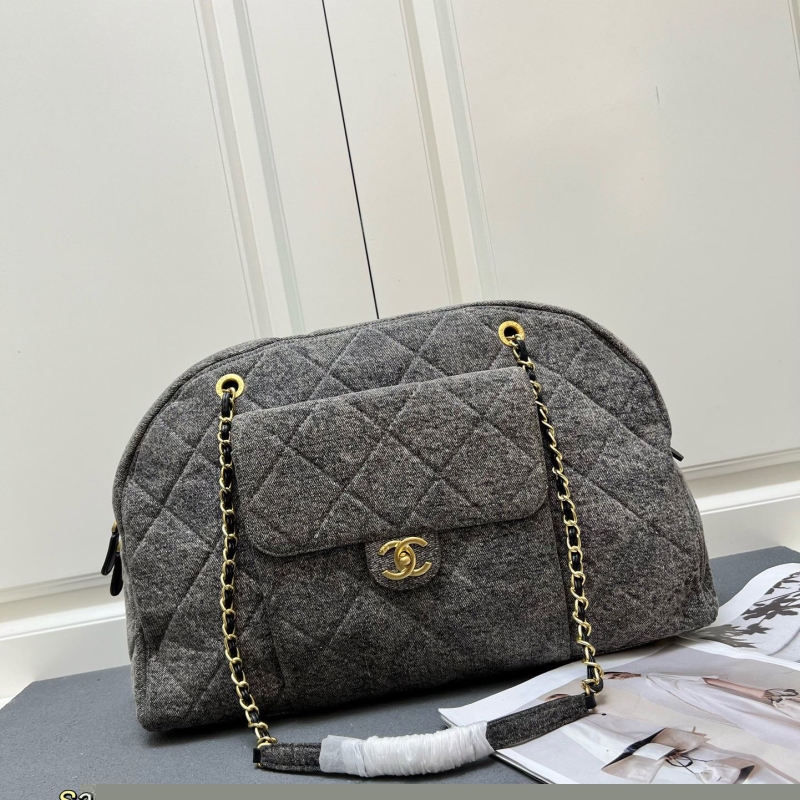 Ch*el top handle bags